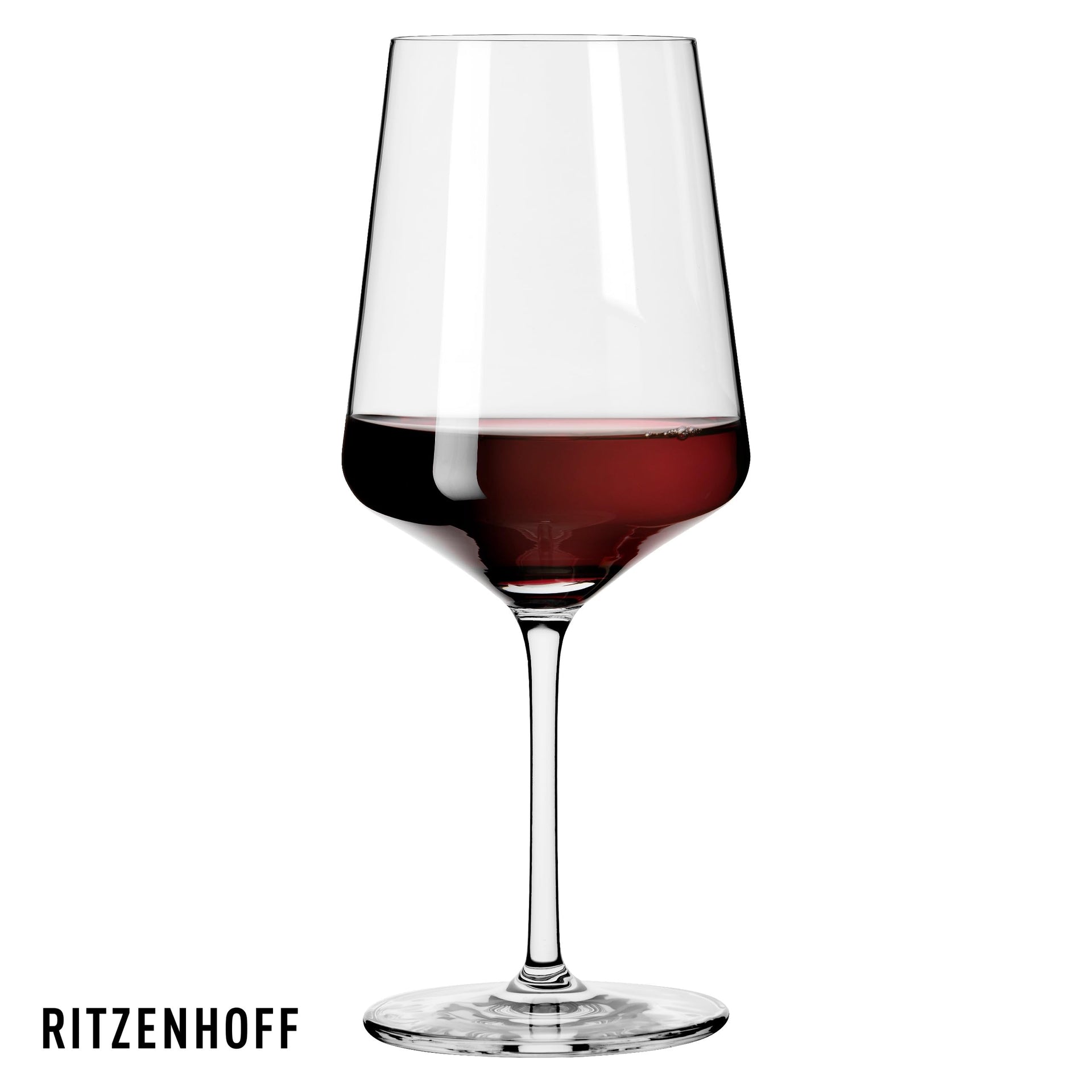 RITZENHOFF 6301001 Rotweinglas 500 ml - Serie Lichtweiss - 6 Stück im Geschenk-Set - stilvoll-modern - Made in Germany