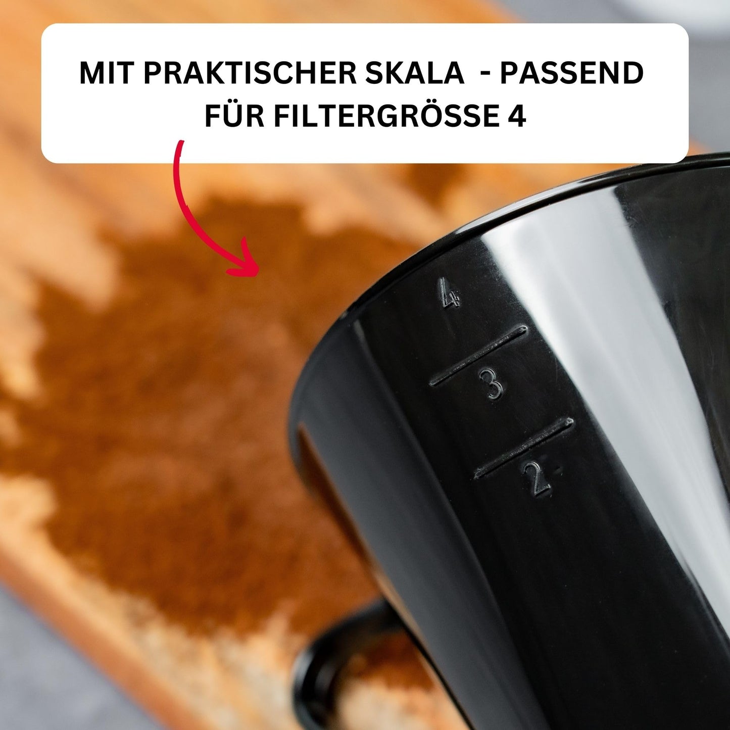 Westmark Kaffeefilter/Filterhalter, Filtergröße 4, Für bis zu 4 Tassen Kaffee, Four, 24442261
